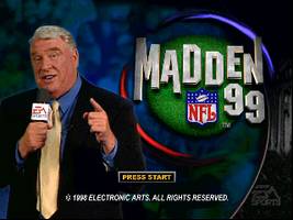 Madden NFL 99 Title Screen